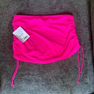 Athleta women’s swim skirt in hot pink size M